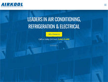 Tablet Screenshot of airkool.co.uk